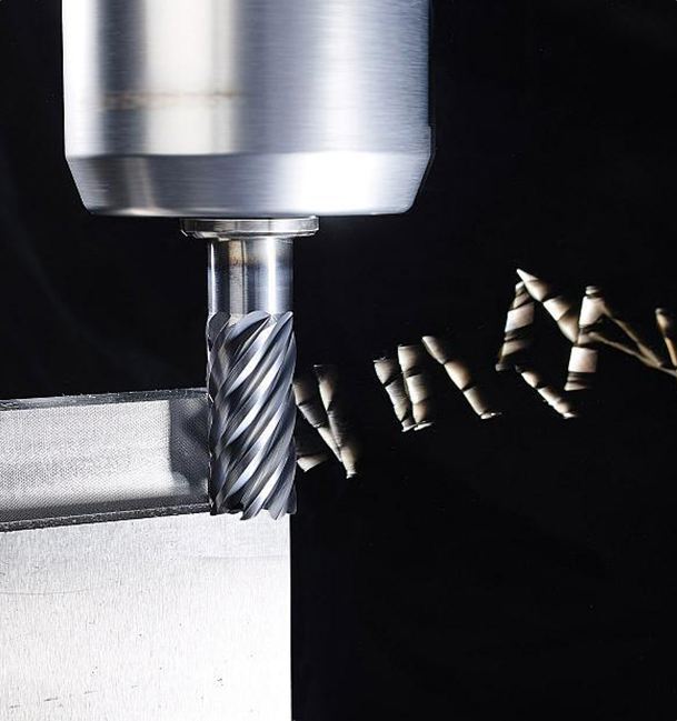 End mill for aluminum and non-ferrous metal machining