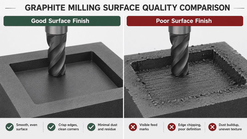 good vs poor surface finish in graphite milling.png good vs poor surface finish in graphite milling.png