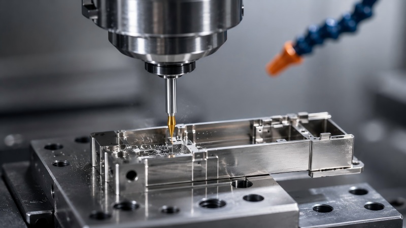 small diameter end mill machining optical transceiver housing.jpg small diameter end mill machining optical transceiver housing.jpg