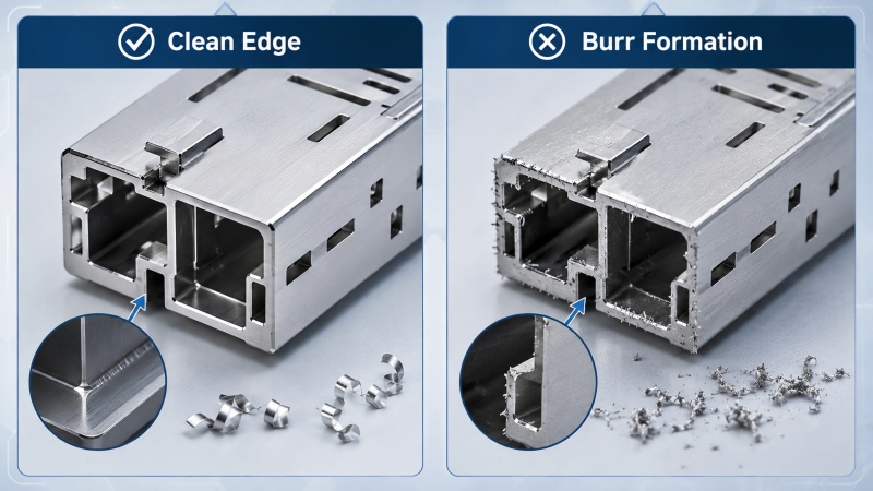 burr formation in optical transceiver housing machining.jpg