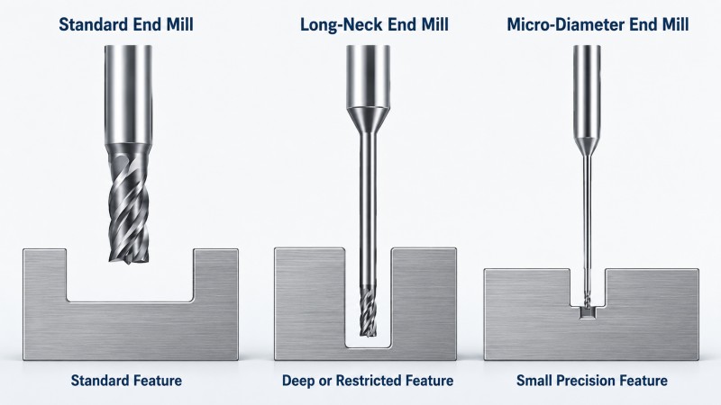 standard long neck and micro diameter end mill comparison.jpg standard long neck and micro diameter end mill comparison.jpg
