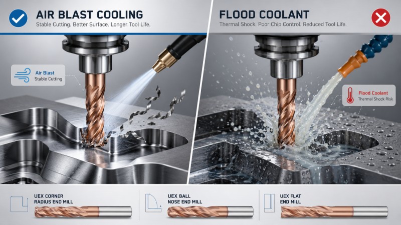Air Blast vs Flood Coolant Strategy Rules Air Blast vs Flood Coolant Strategy Rules