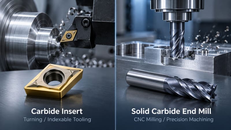 Carbide inserts and solid carbide end mills for different machining applications.jpg Carbide inserts and solid carbide end mills for different machining applications.jpg