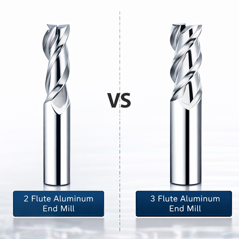 2 Flute vs 3 Flute End Mill for Aluminum: Which One Should You Choose?