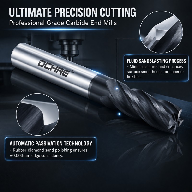 Square End Mill for Carbon Steel Machining up to HRC55 | PEX Series