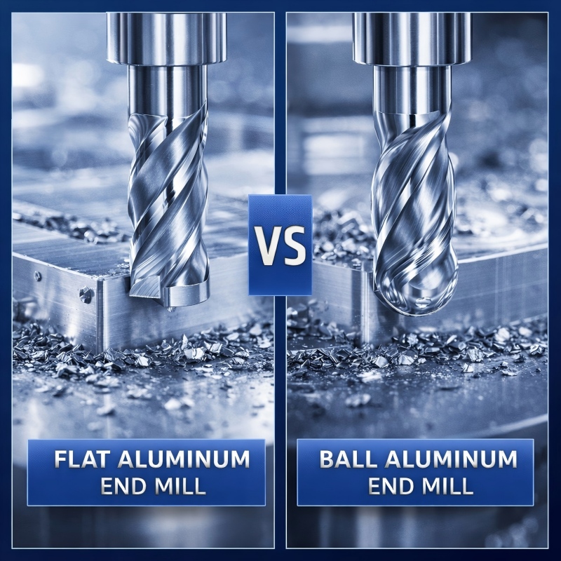 Square End Mill vs Ball Nose End Mill for Aluminum: Which One Should You Choose?