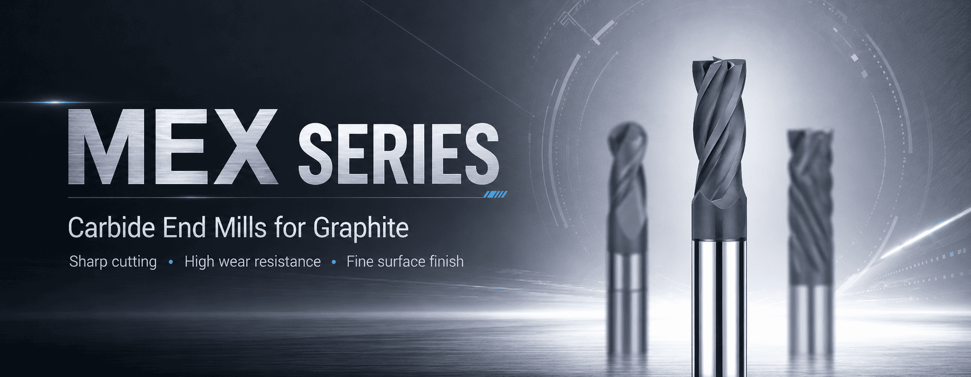 MEX Series End Mill for graphite