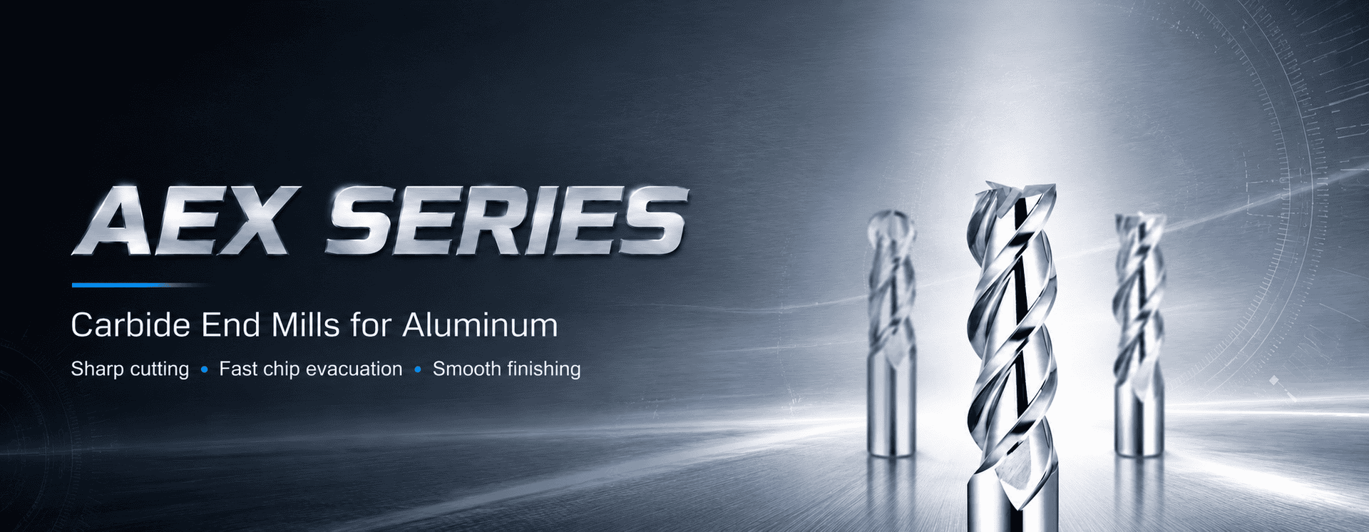 End mill for aluminum