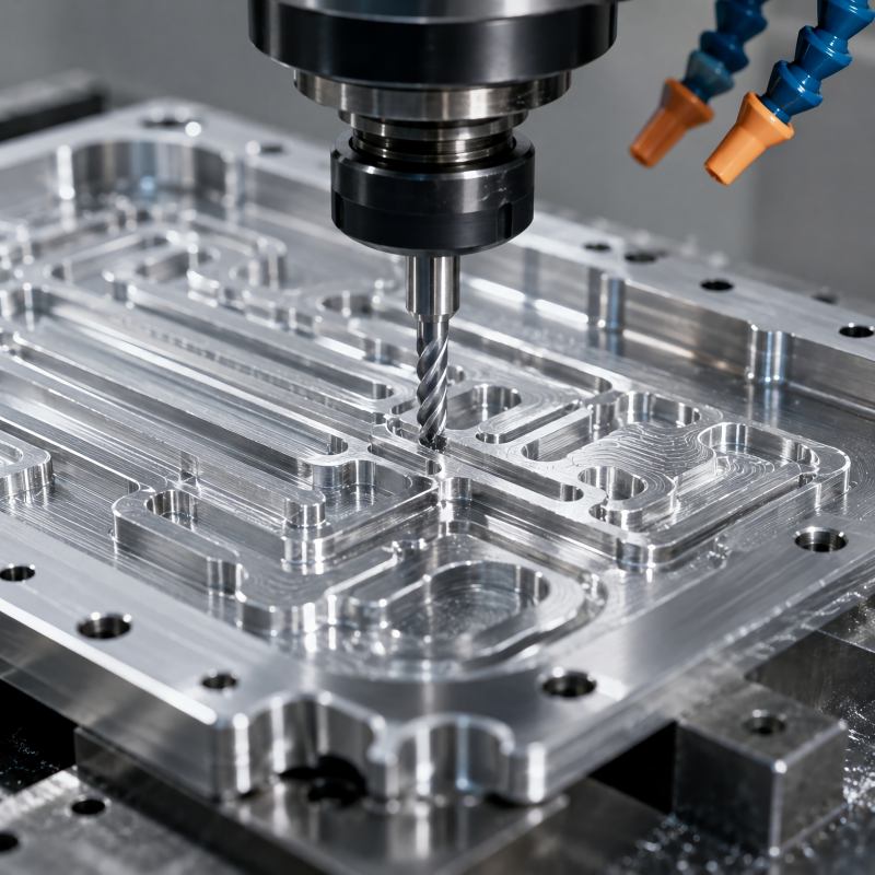 End Mill Selection for Server Liquid Cooling Plates, Flow Channels, and Manifolds