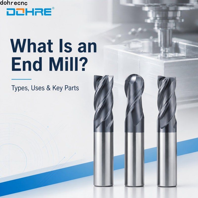 Types of End Mills: Common Shapes, Uses and CNC Applications