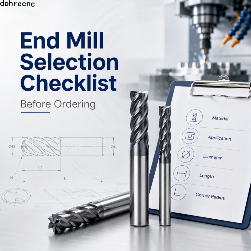 End Mill Selection Checklist: 10 Questions Before Ordering