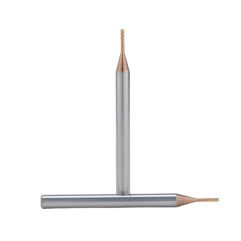 Solid Carbide Long Neck Corner Radius End Mill for Deep Groove Machining