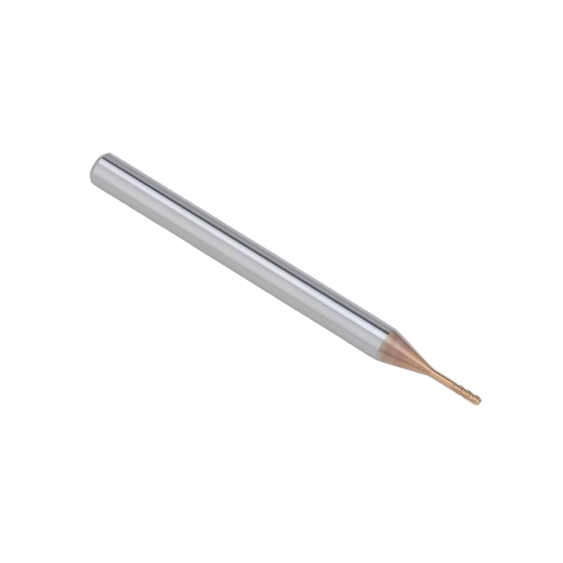 Solid Carbide Long Neck Corner Radius End Mill for Deep Groove Machining