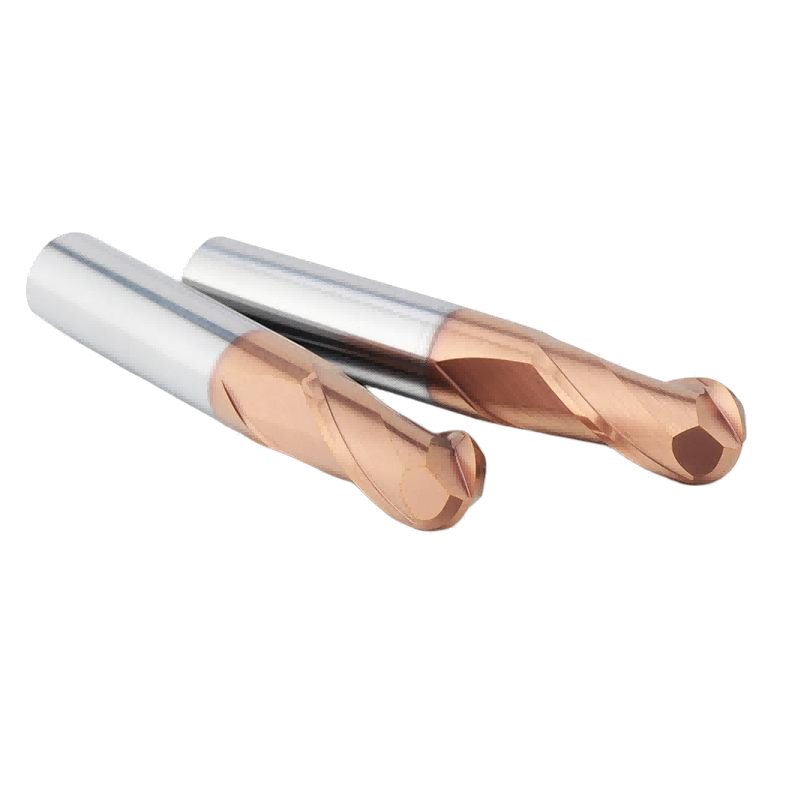 UEX 2 Flutes Ball Nose End Mill For Mold Steel Up To HRC60