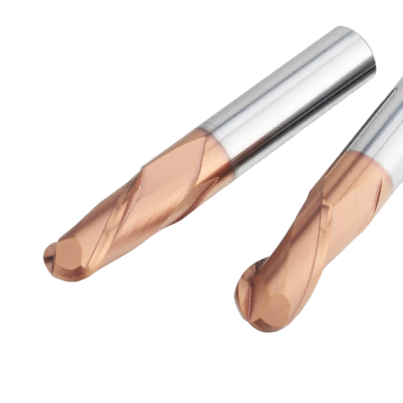 UEX 2 Flutes Ball Nose End Mill For Mold Steel Up To HRC60