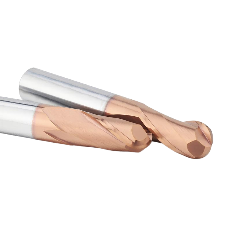 UEX 2 Flutes Ball Nose End Mill For Mold Steel Up To HRC60