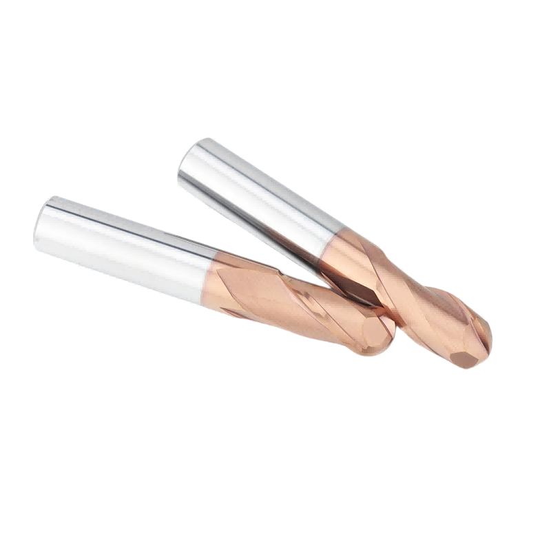 UEX 2 Flutes Ball Nose End Mill For Mold Steel Up To HRC60