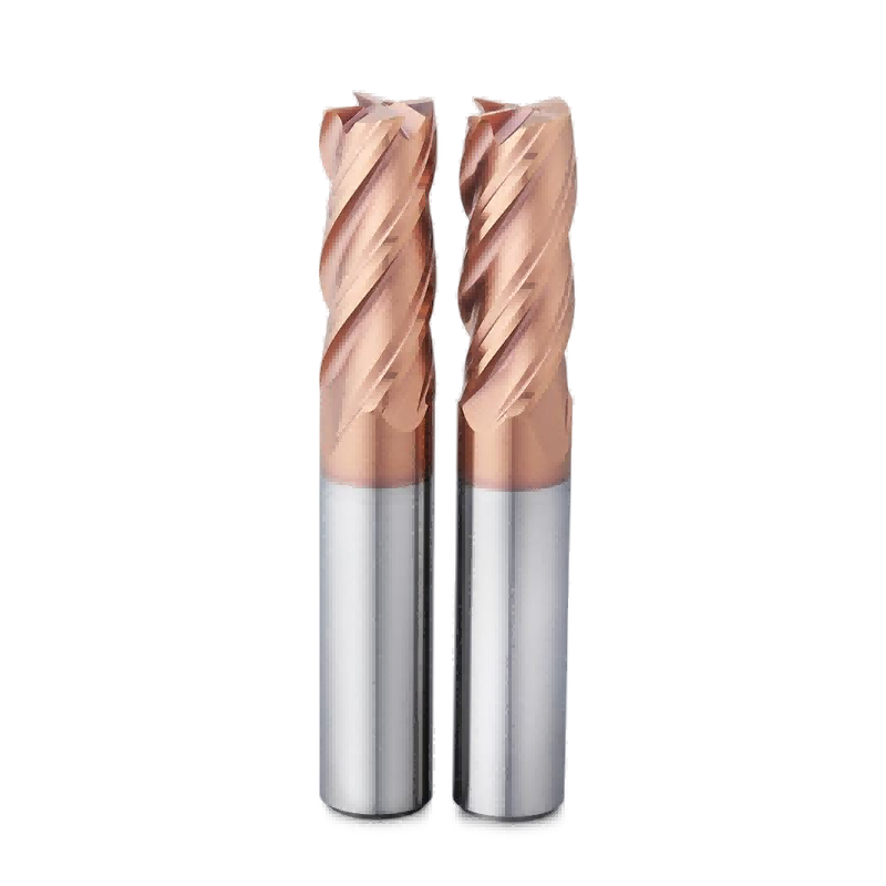 UEX 4 Flutes Carbide Square End Mill for Mold Steel up to HRC60