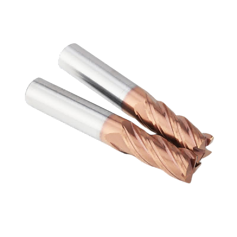 UEX 4 Flutes Carbide Square End Mill for Mold Steel up to HRC60