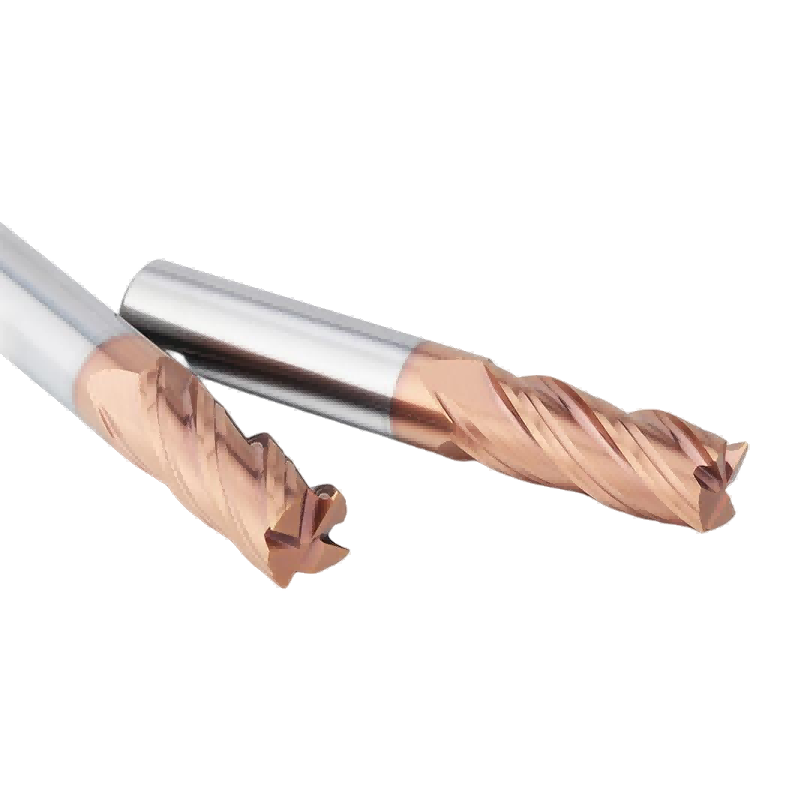 UEX 4 Flutes Carbide Square End Mill for Mold Steel up to HRC60