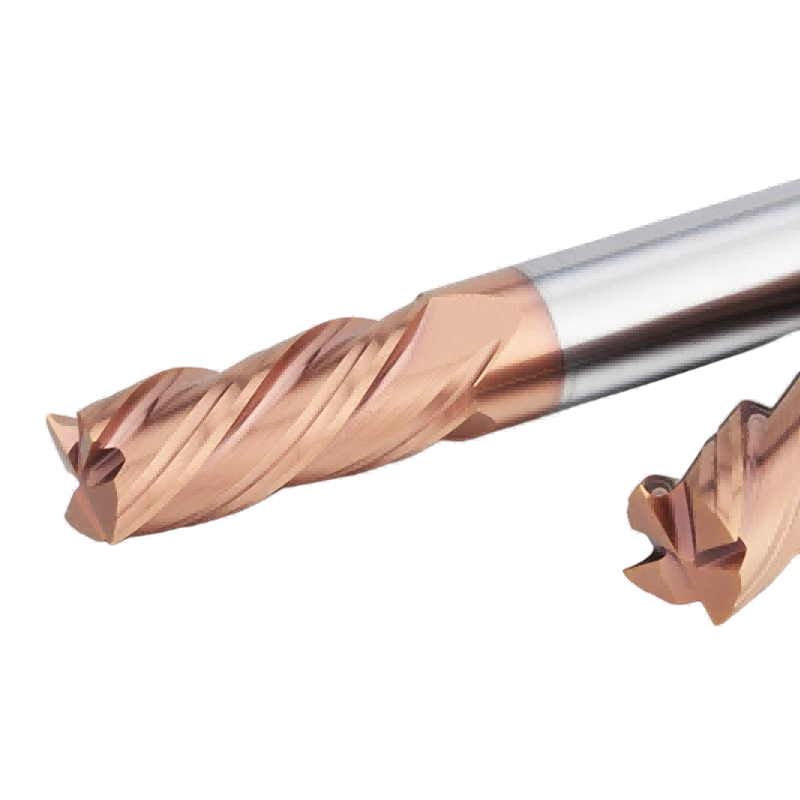 UEX 4 Flutes Carbide Square End Mill for Mold Steel up to HRC60