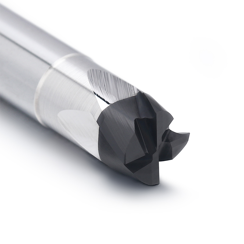 CBN Square End Mill for HRC60+ Hardened Steel Finishing