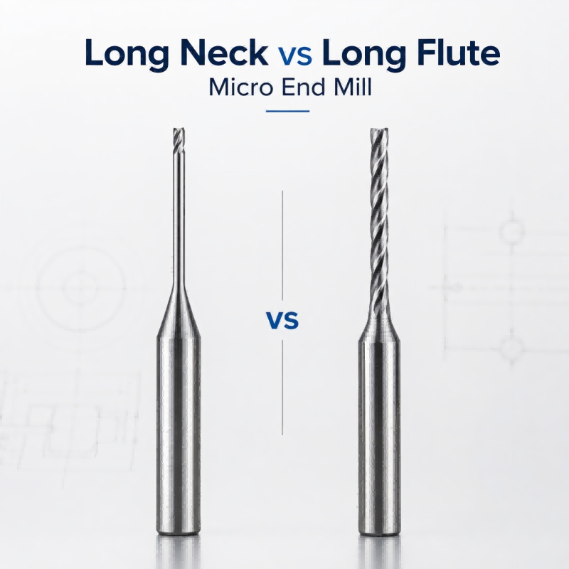 Long-Neck vs Long-Flute Micro End Mills: Which Should You Use for Deep Features?