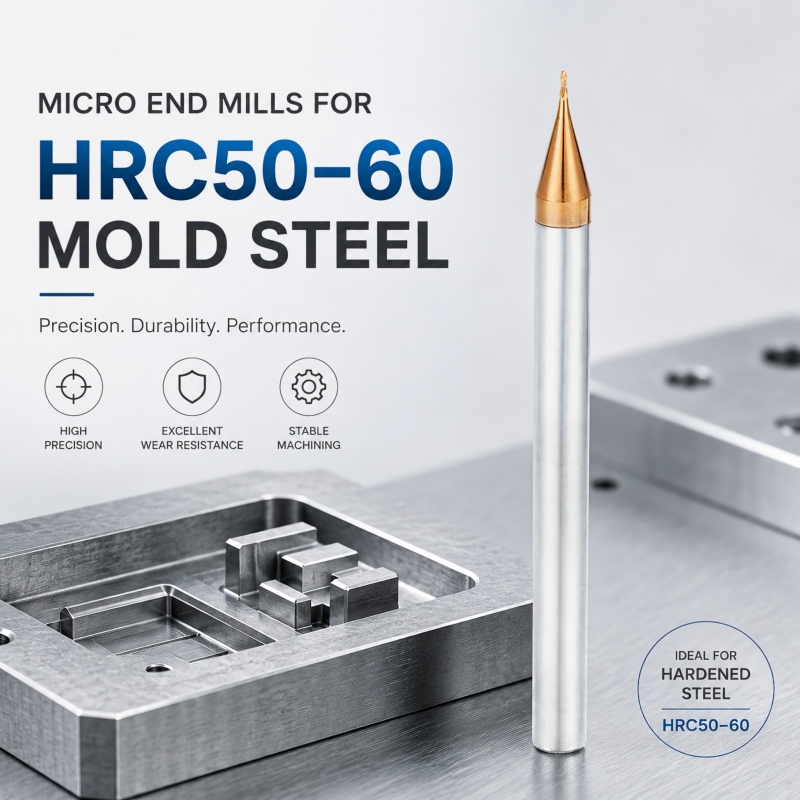 How to Choose Micro End Mills for HRC50–60 Mold Steel