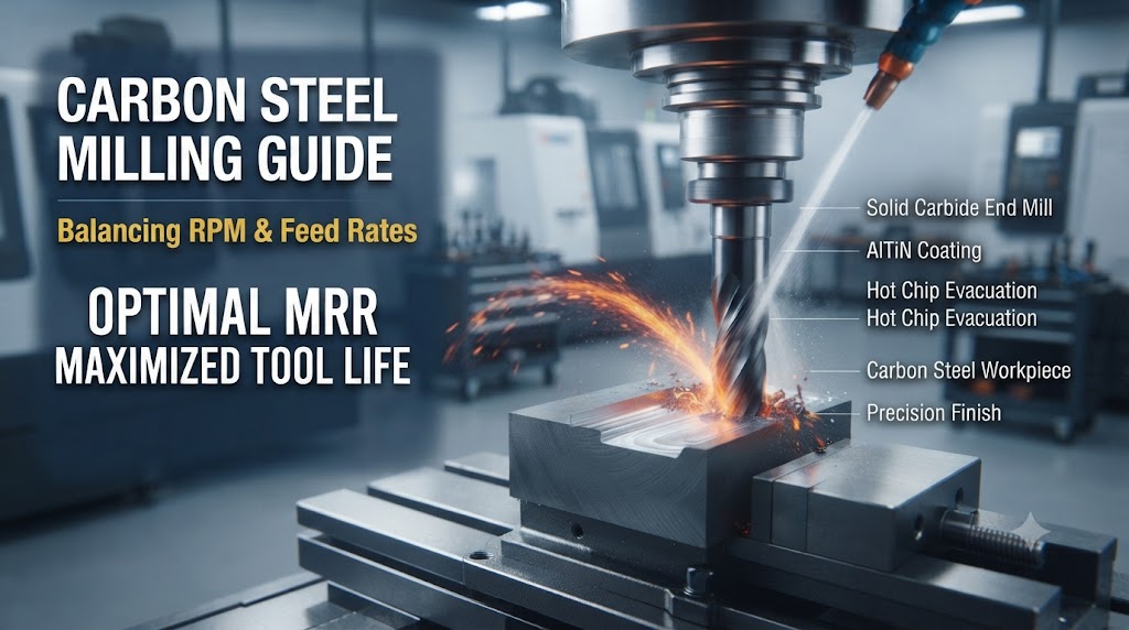 Carbon Steel Milling Guide: Balancing RPM and Feed Rates