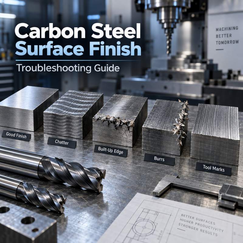 Common Surface Finish Issues in Carbon Steel Machining and Solutions