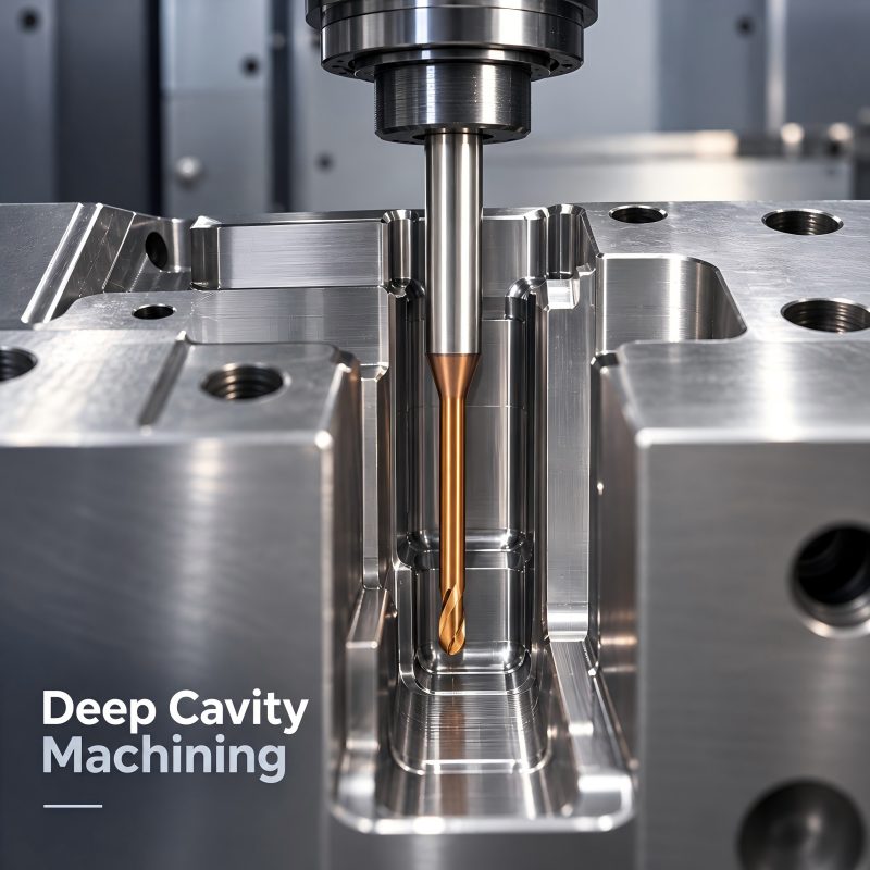 Deep Cavity Machining in Injection Molds: Applications for Long-Reach End Mills